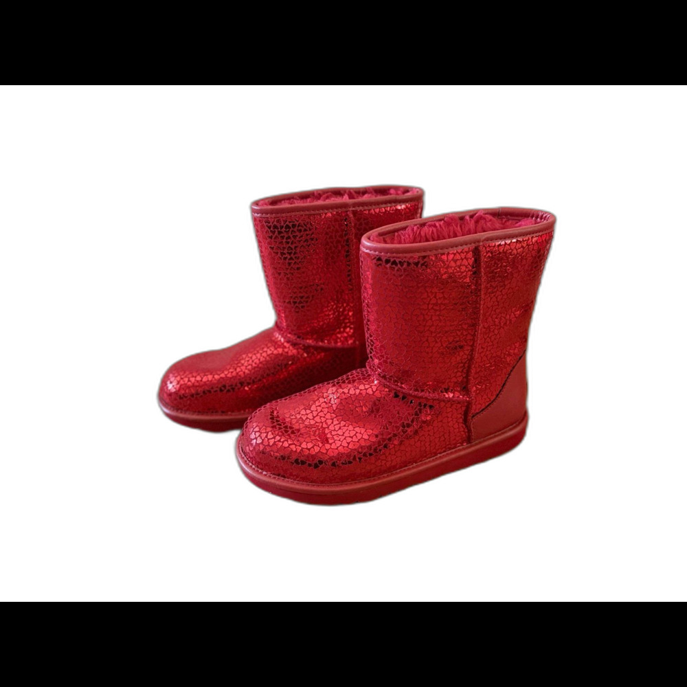 UGG Classic Mini II Hearts Boots Red